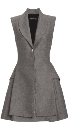 Wool Mini Dress by Brandon Maxwell | Moda Operandi
