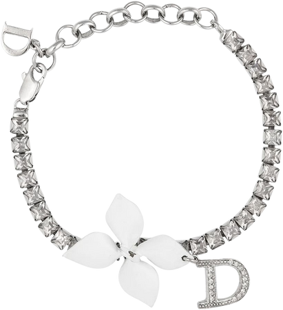 Christian Dior Girly Swarovski Embellished Bracelet | EL CYCER