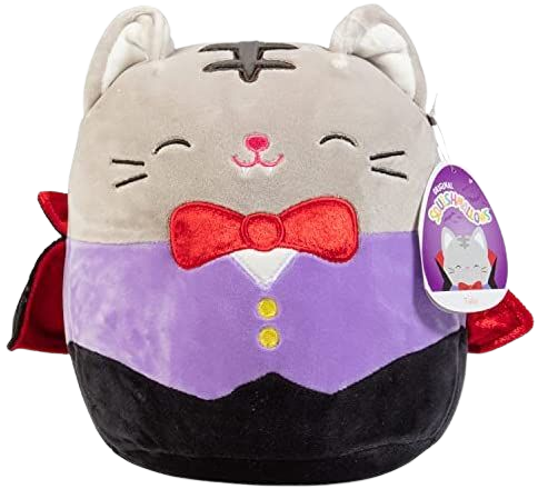 Amazon.com: Squishmallows 8" Tally The Cat Vampire - Official Kellytoy Halloween Plush - Cute and Soft Stuffed Animal Toy - Great Gift for Kids - Ages 2+ : Toys & Games