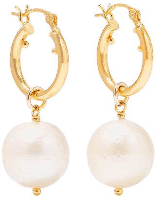 Chan Luu | Gold-plated pearl earrings | NET-A-PORTER.COM