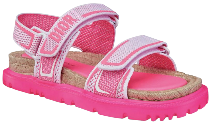 dior sandals pink