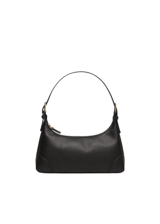 Leather-effect baguette bag - Women | Mango USA