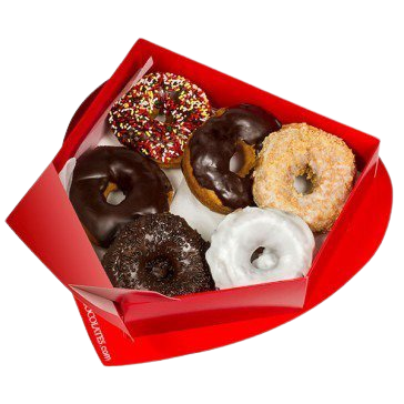Valentine’s Day Homemade Donuts Heart Gift Box – Morkes Chocolates