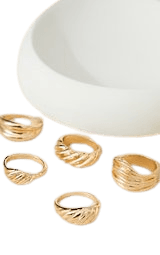 Gold Chunky Rings | PLT