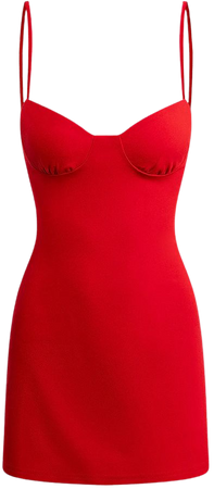 Solid Bustier Slip Mini Dress – Micas