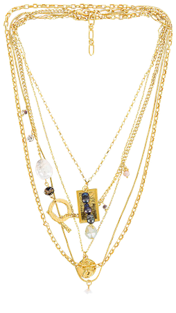 Amber Sceats Layered Necklace in Gold | REVOLVE