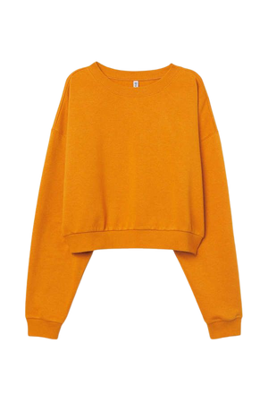 Short Sweatshirt - Yellow
