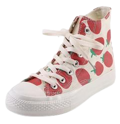 Strawberry Converse Sneakers Shoes Kawaii Japan | Kawaii Babe