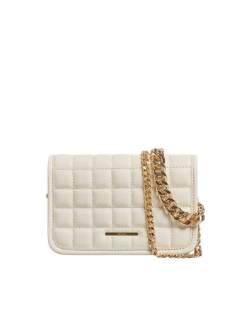Quilted handbag with chain strap - Accessories - Woman | Bershka