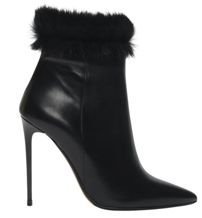 black leather and fur boots - Google Search