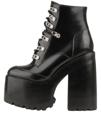 platform black boots