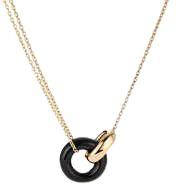 Linked Gemstone Necklace Black Onyx | Mejuri
