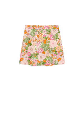 Floral print miniskirt - Women | Mango USA