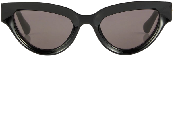 Cat Eye Sunglasses in Black - Bottega Veneta | Mytheresa