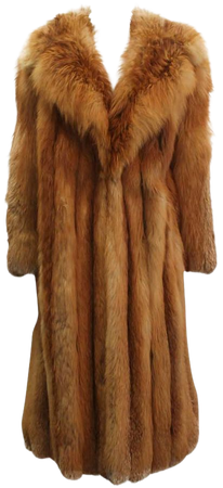 Golden Fox Fur Coat