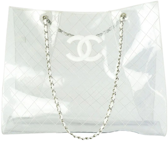 Chanel Transparent and Lambskin White Naked XXXL Extra Large Clear Tote For Sale at 1stDibs | chanel xxxl, xxxl chanel, xxxl naked