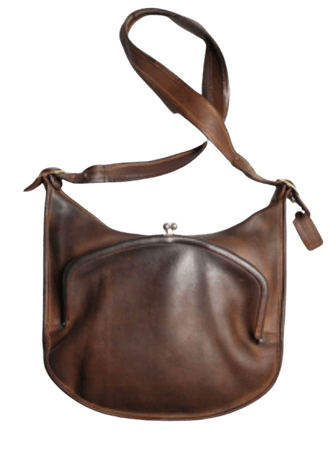 brown vintage coach bag