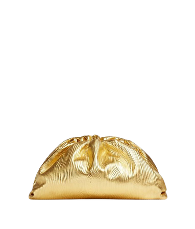 Bottega Veneta® Women's Pouch in Gold. Shop online now.