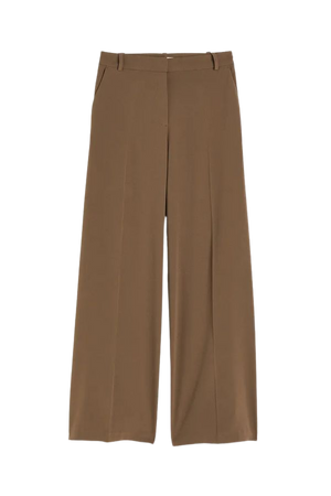 Wide-leg Pants - Brown - Ladies | H&M US
