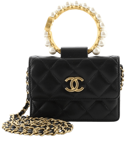Pre-Owned Chanel Pearl Handle Bag By Moda Archive X Rebag | Moda Operandi