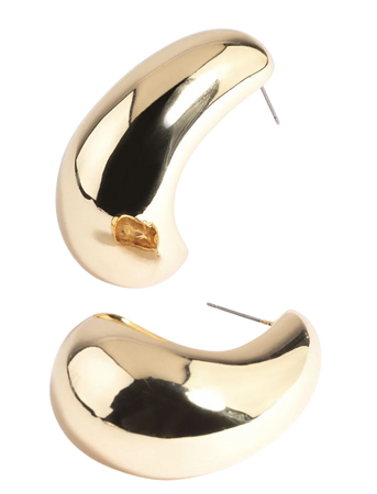 Gold Plated Bold Hoop Earrings | Lovisa