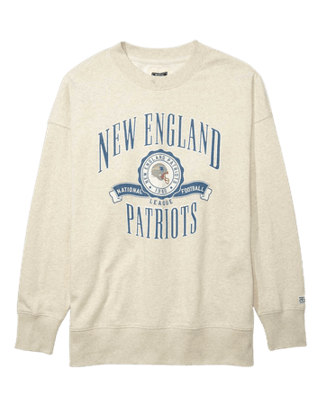 Tailgate Women's New England Patriots Oversized Sweatshirt