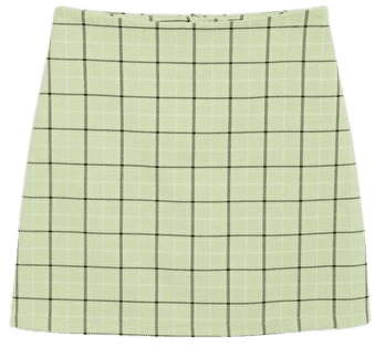 A-line mini skirt - Light green - Mini skirts - Monki WW