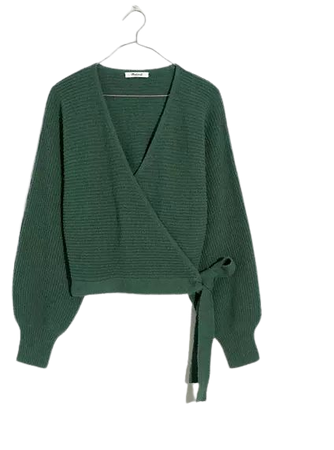 Pasha Wrap V-Neck Sweater