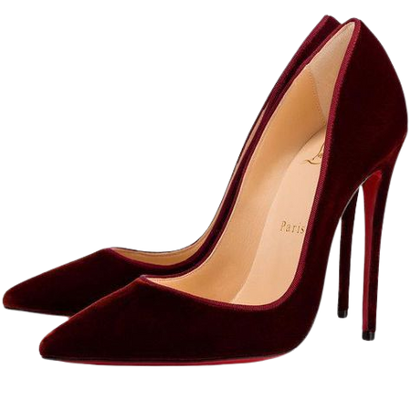 Dark Red/Burgundy Christian Louboutin Heels