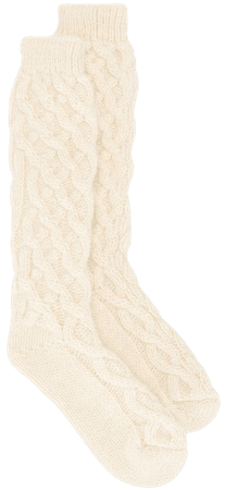 Dolce & Gabbana Chunky Knit Wool Socks