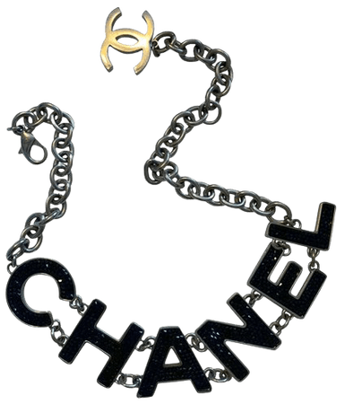 Chanel necklace Chanel Black in Metal - 8629823