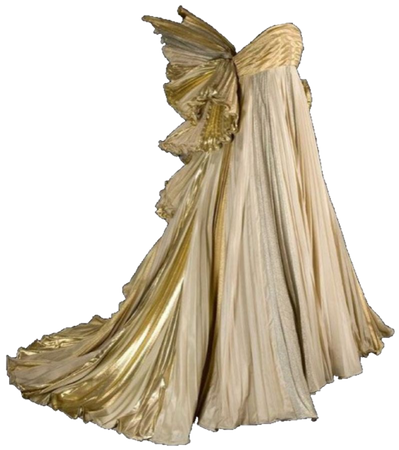 golden victorian fairy dress