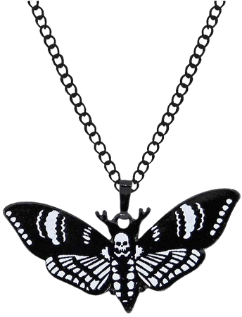 moth necklace