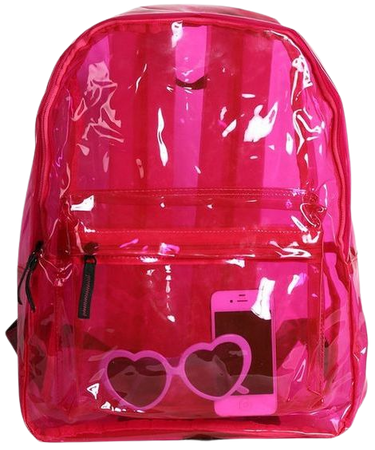 90s Jelly Backpack Pink