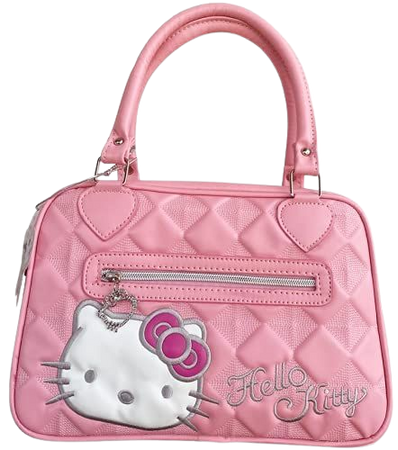 New Hello Kitty Large Capacity Embroidered PU Women's Shoulder Messenger Bag Handbag Casual Bag Purse LB-68P: Handbags: Amazon.com