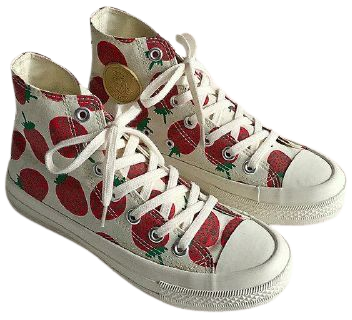 Strawberry sneakers