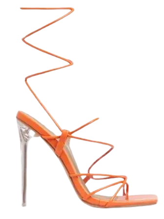 orange heels