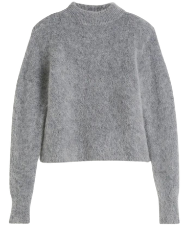 Mohair-blend Sweater - Light gray - Ladies | H&M US