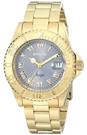 Invicta - Women's 14366 Angel Analog Display Swiss Quartz Gold Watch - Walmart.com