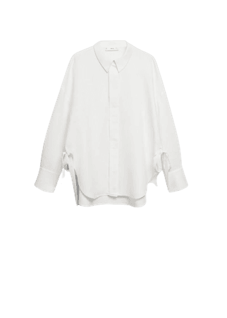 Side slit shirt - Women | Mango USA