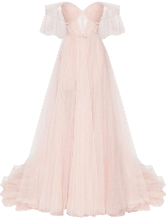 Milla Nova delicate ball gown with sparkling long tulle-skirt