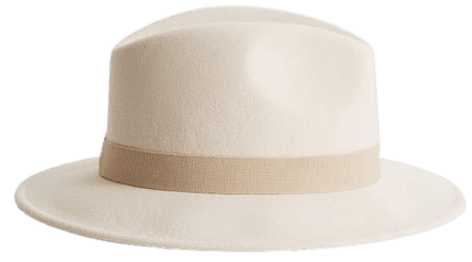 Ashbourne Ivory Wool Fedora Hat – REISS