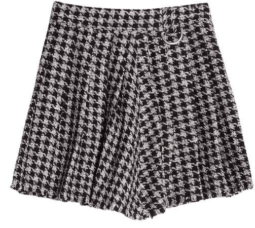 Short gingham skirt - Skirts - Woman | Bershka