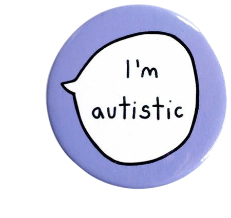 I'm Autistic Pin Badge Button | Etsy