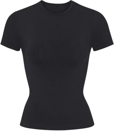 Soft Smoothing T-Shirt - Onyx | SKIMS