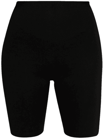 Gina Tricot JESS HIGHWAIST BIKER PANTS - Shorts - black - Zalando.co.uk