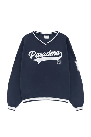 Pasadena college sweatshirt - pull&bear