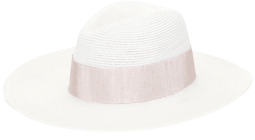 Shop white Eugenia Kim ribbon-detail sun hat with Express Delivery - Farfetch