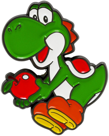 Super Mario Bros. Yoshi Apple Enamel Pin