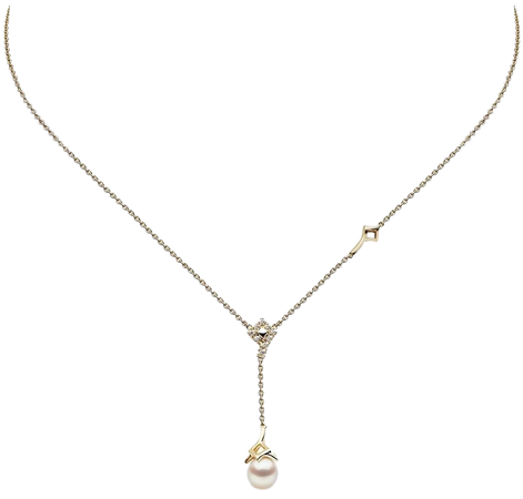 Yoko London 18kt Yellow Gold Trend Freshwater Pearl And Diamond Necklace - Farfetch
